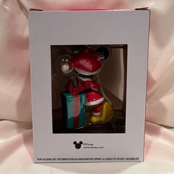 SALE Hallmark Disney Mickey Mouse Santa Present Ornament Disney Collectible NWT - Picture 3 of 3